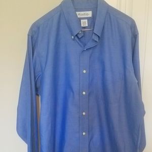 Men's no iron dress shirt